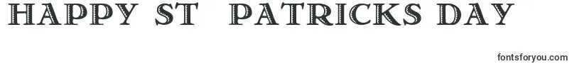 Шрифт Matador – шрифты день святого Патрика